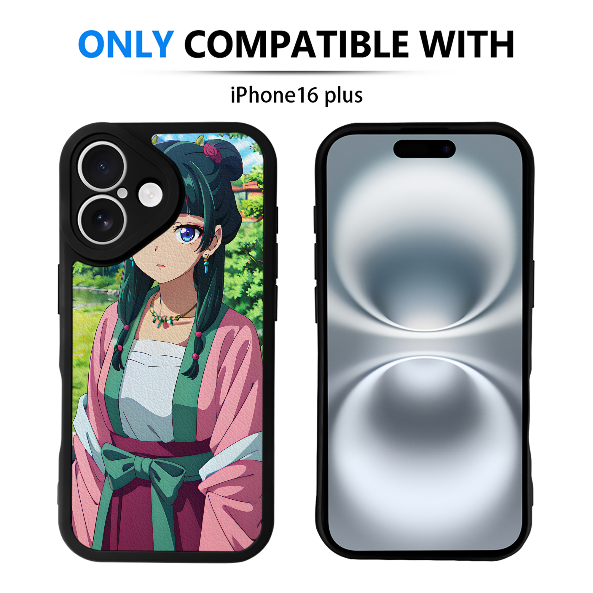 （画像用） 薬屋のひとりごと The Apothecary Diaries 【iPhone 16シリーズ対応】シリコンスマホケース（レザー調） 材質：シリコン